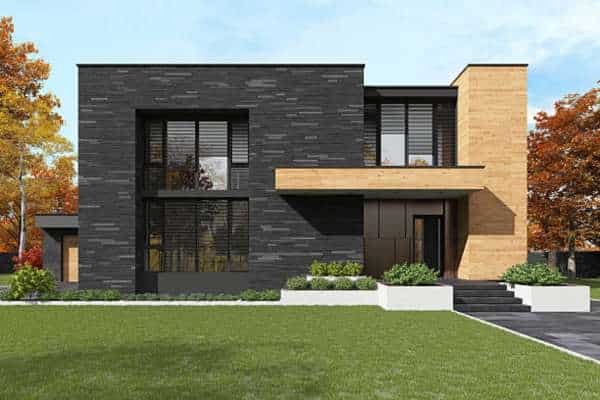 Rhinolite application on walls for a smooth, modern finish in a contemporary home.